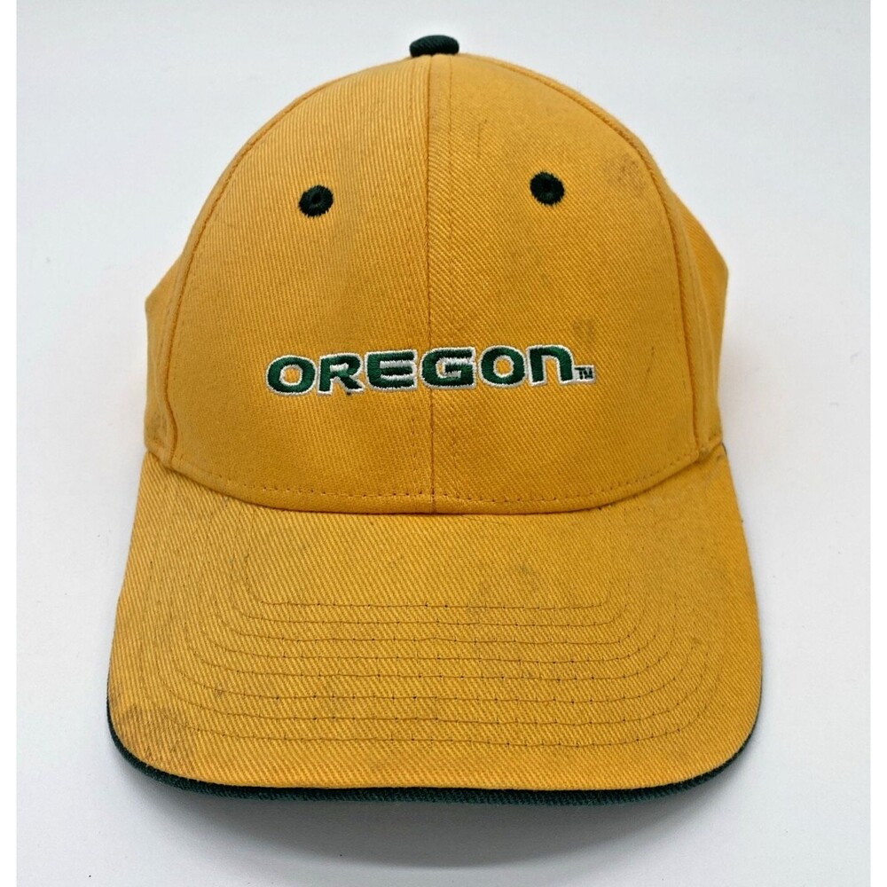 Oregon Ducks NCAA Yellow Hat Adult One Size OSFA Adjustable Hat Baseball Cap